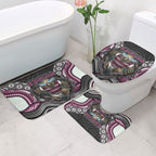 Manly Warringah Sea Eagles Bathroom Set The Scream of Lightning Eyes - Indigenous Dot Ripping Effect
