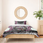 Manly Warringah Sea Eagles Bedding Set The Scream of Lightning Eyes - Indigenous Dot Ripping Effect