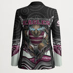 Manly Warringah Sea Eagles Blazer The Scream of Lightning Eyes - Indigenous Dot Ripping Effect