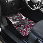 Manly Warringah Sea Eagles Car Mats The Scream of Lightning Eyes - Indigenous Dot Ripping Effect