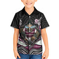 Manly Warringah Sea Eagles Kid Hawaiian Shirt The Scream of Lightning Eyes - Indigenous Dot Ripping Effect