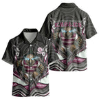 Manly Warringah Sea Eagles Kid Hawaiian Shirt The Scream of Lightning Eyes - Indigenous Dot Ripping Effect