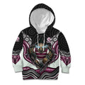 Manly Warringah Sea Eagles Kid Hoodie The Scream of Lightning Eyes - Indigenous Dot Ripping Effect