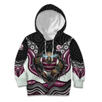 Manly Warringah Sea Eagles Kid Hoodie The Scream of Lightning Eyes - Indigenous Dot Ripping Effect