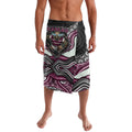 Manly Warringah Sea Eagles Lavalava The Scream of Lightning Eyes - Indigenous Dot Ripping Effect