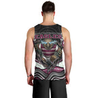 Manly Warringah Sea Eagles Men Tank Top The Scream of Lightning Eyes - Indigenous Dot Ripping Effect