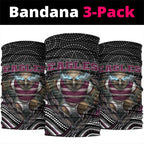 Manly Warringah Sea Eagles Neck Gaiter The Scream of Lightning Eyes - Indigenous Dot Ripping Effect