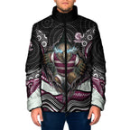 Manly Warringah Sea Eagles Padded Jacket The Scream of Lightning Eyes - Indigenous Dot Ripping Effect