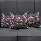 Manly Warringah Sea Eagles Pillow Cover The Scream of Lightning Eyes - Indigenous Dot Ripping Effect