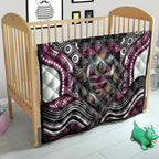 Manly Warringah Sea Eagles Quilt The Scream of Lightning Eyes - Indigenous Dot Ripping Effect