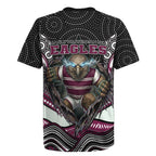 Manly Warringah Sea Eagles Rugby Jersey The Scream of Lightning Eyes - Indigenous Dot Ripping Effect