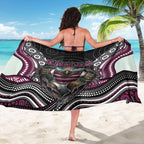 Manly Warringah Sea Eagles Sarong The Scream of Lightning Eyes - Indigenous Dot Ripping Effect