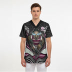Manly Warringah Sea Eagles Scrub Top The Scream of Lightning Eyes - Indigenous Dot Ripping Effect