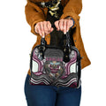 Manly Warringah Sea Eagles Shoulder Handbag The Scream of Lightning Eyes - Indigenous Dot Ripping Effect