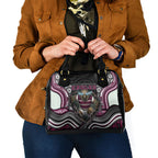 Manly Warringah Sea Eagles Shoulder Handbag The Scream of Lightning Eyes - Indigenous Dot Ripping Effect