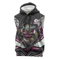 Manly Warringah Sea Eagles Sleeveless Hoodie The Scream of Lightning Eyes - Indigenous Dot Ripping Effect