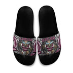 Manly Warringah Sea Eagles Slide Sandals The Scream of Lightning Eyes - Indigenous Dot Ripping Effect