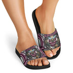 Manly Warringah Sea Eagles Slide Sandals The Scream of Lightning Eyes - Indigenous Dot Ripping Effect