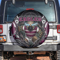 Manly Warringah Sea Eagles Spare Tire Cover The Scream of Lightning Eyes - Indigenous Dot Ripping Effect