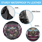 Manly Warringah Sea Eagles Spare Tire Cover The Scream of Lightning Eyes - Indigenous Dot Ripping Effect