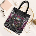 Manly Warringah Sea Eagles Tote Bag The Scream of Lightning Eyes - Indigenous Dot Ripping Effect