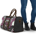 Manly Warringah Sea Eagles Travel Bag The Scream of Lightning Eyes - Indigenous Dot Ripping Effect
