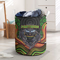 Penrith Panthers Laundry Basket The Scream of Lightning Eyes - Indigenous Dot Ripping Effect