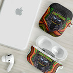 Penrith Panthers AirPods Case The Scream of Lightning Eyes - Indigenous Dot Ripping Effect