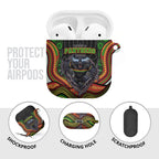 Penrith Panthers AirPods Case The Scream of Lightning Eyes - Indigenous Dot Ripping Effect
