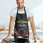 Penrith Panthers Apron The Scream of Lightning Eyes - Indigenous Dot Ripping Effect