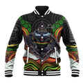 Penrith Panthers Baseball Jacket The Scream of Lightning Eyes - Indigenous Dot Ripping Effect