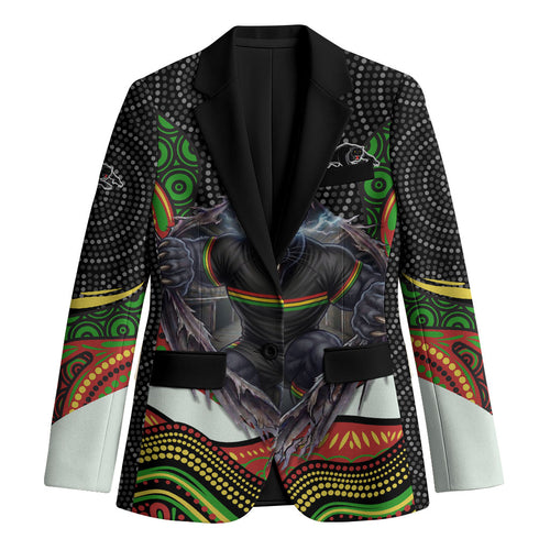 Penrith Panthers Blazer The Scream of Lightning Eyes - Indigenous Dot Ripping Effect
