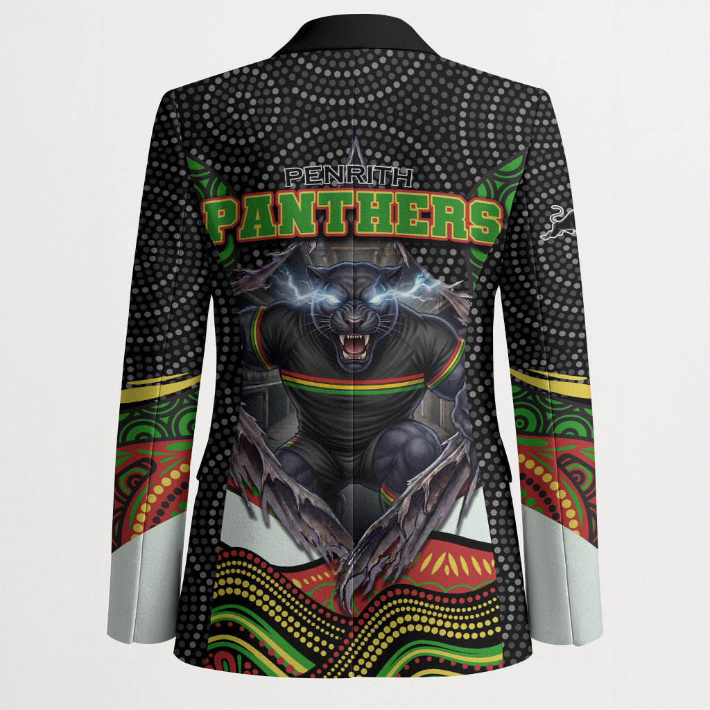 Penrith Panthers Blazer The Scream of Lightning Eyes - Indigenous Dot Ripping Effect