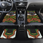Penrith Panthers Car Mats The Scream of Lightning Eyes - Indigenous Dot Ripping Effect