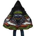 Penrith Panthers Cloak The Scream of Lightning Eyes - Indigenous Dot Ripping Effect