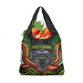 Penrith Panthers Grocery Bag The Scream of Lightning Eyes - Indigenous Dot Ripping Effect