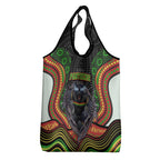 Penrith Panthers Grocery Bag The Scream of Lightning Eyes - Indigenous Dot Ripping Effect