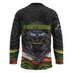 Penrith Panthers Hockey Jersey The Scream of Lightning Eyes - Indigenous Dot Ripping Effect