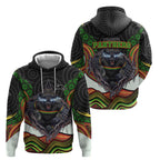 Penrith Panthers Hoodie The Scream of Lightning Eyes - Indigenous Dot Ripping Effect