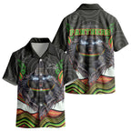 Penrith Panthers Kid Hawaiian Shirt The Scream of Lightning Eyes - Indigenous Dot Ripping Effect