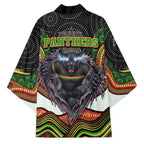 Penrith Panthers Kimono The Scream of Lightning Eyes - Indigenous Dot Ripping Effect