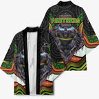 Penrith Panthers Kimono The Scream of Lightning Eyes - Indigenous Dot Ripping Effect