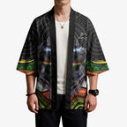 Penrith Panthers Kimono The Scream of Lightning Eyes - Indigenous Dot Ripping Effect