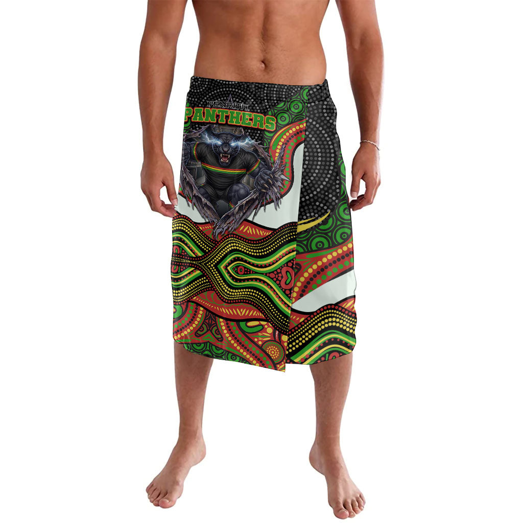Penrith Panthers Lavalava The Scream of Lightning Eyes - Indigenous Dot Ripping Effect