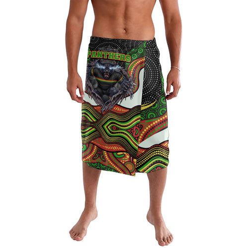 Penrith Panthers Lavalava The Scream of Lightning Eyes - Indigenous Dot Ripping Effect