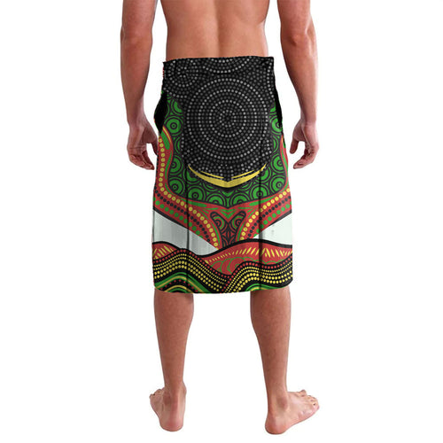 Penrith Panthers Lavalava The Scream of Lightning Eyes - Indigenous Dot Ripping Effect