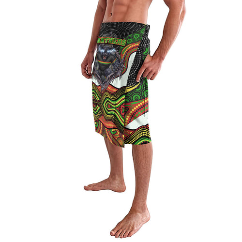 Penrith Panthers Lavalava The Scream of Lightning Eyes - Indigenous Dot Ripping Effect