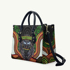 Penrith Panthers Leather Bag The Scream of Lightning Eyes - Indigenous Dot Ripping Effect
