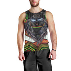 Penrith Panthers Men Tank Top The Scream of Lightning Eyes - Indigenous Dot Ripping Effect