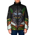Penrith Panthers Padded Jacket The Scream of Lightning Eyes - Indigenous Dot Ripping Effect